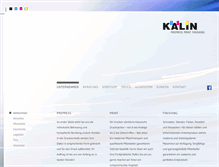 Tablet Screenshot of druckerei-kaelin.ch